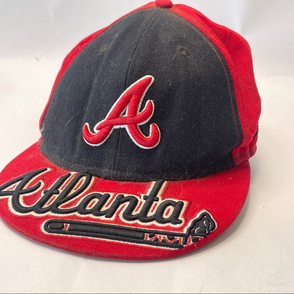 New Era Atlanta Braves 59 fifty 7 1/8 baseball hat cap‎